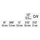 YATO Stufenkühlerschlüssel 1/2"