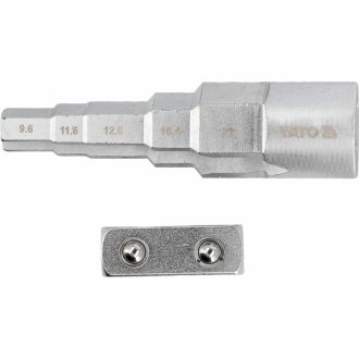 YATO Stufenringschlüssel mit Adapter 1/2"