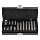 YATO Bit-Set 15-teilig (Inbus) H4-H12 1/2"