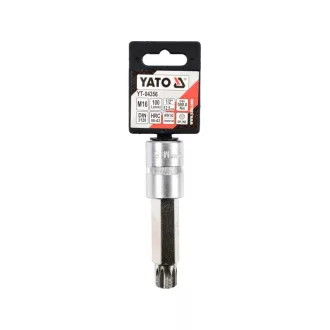 YATO Langer Bit-Steckschlüssel Spline 1/2" M16 CrV