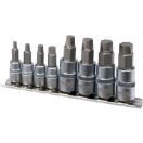 YATO Innensechskant-Steckschlüsselsatz, 8-teilig, 1/4 Zoll, 3/8 Zoll