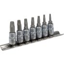 YATO Schraubenschlüssel-Torx-Schraubenausdreher-Steckschlüsselsatz, 7-teilig, 1/4 Zoll