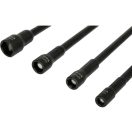 YATO Mutterndrehschlüsselsatz lang 4-teilig 150 mm magnetisch