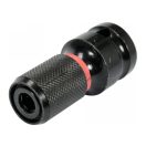 YATO Bitspitzenadapter 1/2" Vierkant->1/4" Sechskant 50 mm (für hohes Drehmoment)