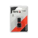 YATO Bitspitzenadapter 1/2" Vierkant->1/4" Sechskant 50 mm (für hohes Drehmoment)