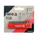 YATO Bitspitzen-Set 10 Stück 25 mm
