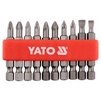 YATO Bitspitzen-Set 10 Stück 50 mm (5-6 mm-PH1-PH2-PZ1-PZ2)
