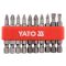 YATO Bitspitzen-Set 10 Stück 50 mm (5-6 mm-PH1-PH2-PZ1-PZ2)