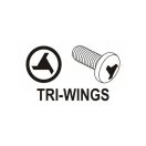 YATO Bitspitze Tri-Wing TW0 + TW1 x 100 mm (2 Stück)