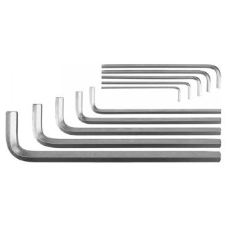   YATO langer Inbusschlüsselsatz 10 Stück 3-17 mm, in Kassette CrV