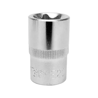 YATO Steckschlüssel Außen-Torx 1/2" E20 CrV