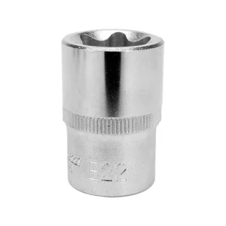 YATO Steckschlüssel Außen-Torx 1/2" E22 CrV