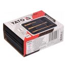 YATO Glühkerzengewinde-Reparatur- und Reinigungsset 3-teilig M10-M12 CrV
