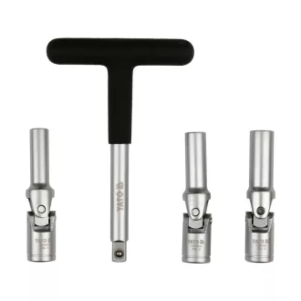 YATO Zündkerzenschlüsselsatz 4-teilig 8-12 mm