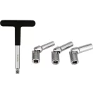 YATO Zündkerzenschlüsselsatz 4-teilig 8-12 mm