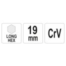 YATO langer Inbusschlüssel 19,0 mm CrV