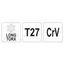 YATO Torx-Schlüssel T27 lang