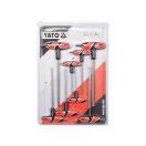 YATO Inbus-T-Schlüsselsatz 8-teilig 2,5-10 mm S2