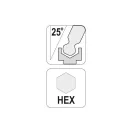 YATO Kugelkopf-Inbusschlüssel T-Schlüssel 10 mm / 22 x 200 mm S2