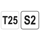 YATO T-Schlüssel T25 / 130 mm S2