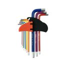 YATO Erweiterter Inbusschlüsselsatz 9-teilig 1,5 - 10 mm S2