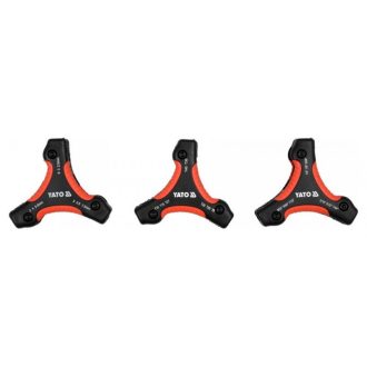   YATO zusammenklappbarer Inbusschlüssel und Torx-Schlüsselsatz, 26-teilig, CrV