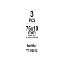 YATO Wechselbacke zum Honen 76 x 10 mm (3 Stück)