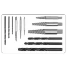 YATO Schraubenausdreher- und Bohrerset 12-teilig M3-M24