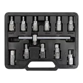   YATO Ölablassschlüssel-Satz 12-teilig 8-13 mm, 8-17 mm 3/8"