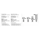 YATO Bedienelement-Befestigungsset 4-teilig (Benzin) VW Skoda Seat