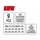 YATO Steuerungsbefestigungsset 9-teilig (Benzin) BMW