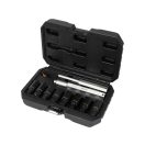 YATO Maschinen-Steckschlüsselsatz 10-teilig für 18-25 mm Sicherheitsradschrauben