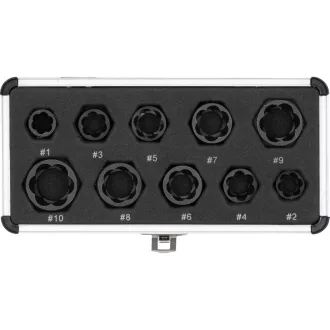 YATO Abgebrochener Schraubenausdreher Set 10-teilig