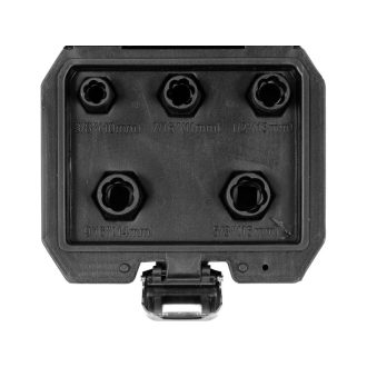   YATO Schraubendreher-Bit-Entfernungsset 5-teilig 3/8" 10-16 mm CrMo