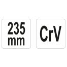 YATO Halbschaftklemmen-Zugzange 235 mm
