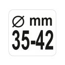 YATO Lenkerverbindungsstangenbaugruppe 1/2" 35-42 mm