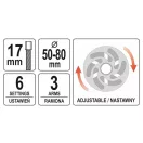 YATO Nockenwellenrad- und Riemenscheiben-Abzieher 50-80 mm