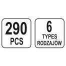 YATO Kunststoff-Patentbausatz 290 Teile BMW