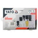 YATO Kunststoff-Patentsatz 270 Teile Mercedes