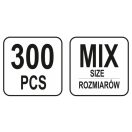 YATO Sechskantmuttern-Set 300-teilig M3-M10