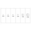 YATO Sechskantmuttern-Set 300-teilig M3-M10