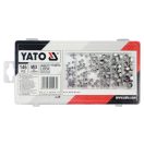 YATO Sechskant-Selbstsicherndes Muttern-Set 146-teilig M4-M12