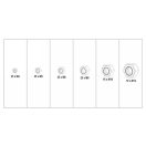 YATO Sechskant-Selbstsicherndes Muttern-Set 146-teilig M4-M12