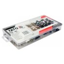 YATO Karosserieschrauben- und Unterlegscheibensatz 170 Teile