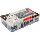 YATO Klemmenset aus verzinktem Stahl, 175-teilig