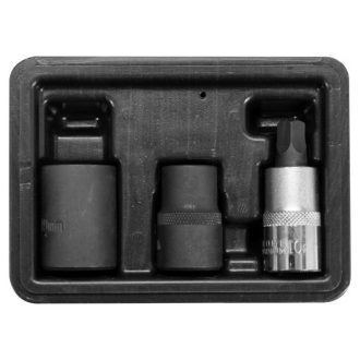   YATO Bremssattel-Montage-Steckschlüsselsatz 3-teilig 1/2" CrV