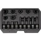 YATO Bremssattel-Montage mechanischer Steckschlüsselsatz 16-teilig 1/2" CrMo