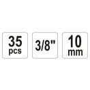 YATO Hauptbremszylinder-Bausatz 3/8" 35 Teile