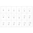 YATO Ölwannenschrauben- und Unterlegscheibensatz 534 Teile