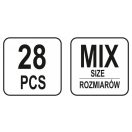 YATO Krokodilklemmen-Set 28-tlg